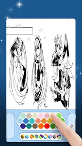 العاب تلوين انمي بنات - تلوين screenshot 6