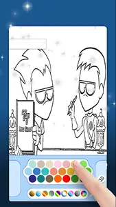 Titans Coloring Book-Teen Hero screenshot 1