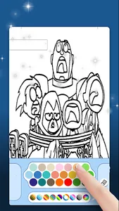 Titans Coloring Book-Teen Hero screenshot 5