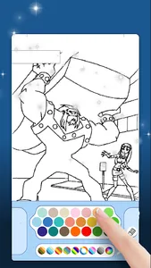 Titans Coloring Book-Teen Hero screenshot 6