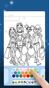 Titans Coloring Book-Teen Hero screenshot 7