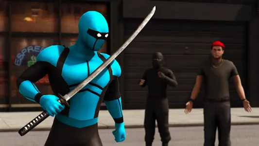 Blue Ninja : Superhero Game screenshot 1