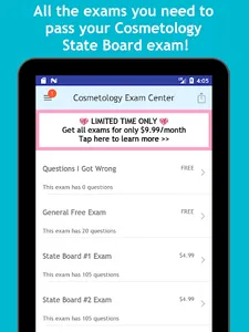 Cosmetology Exam Center: State screenshot 12