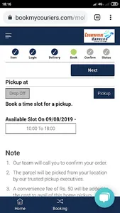 Bookmycouriers screenshot 11
