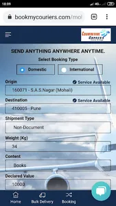 Bookmycouriers screenshot 4