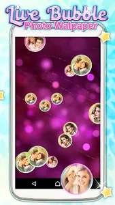 Live Bubble Photo Wallpaper screenshot 0