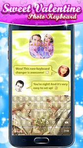 Sweet Valentine Photo Keyboard screenshot 3