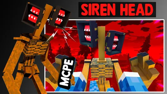 Siren Head mod Minecraft screenshot 0