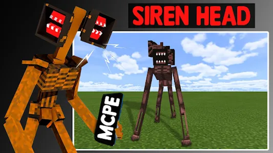Siren Head mod Minecraft screenshot 1