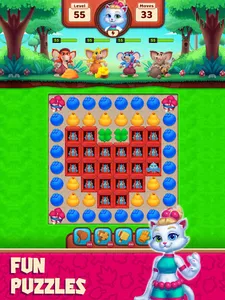 Cat Heroes - Match 3 Puzzle screenshot 15