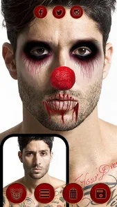 Scary Clown Face Maker screenshot 3