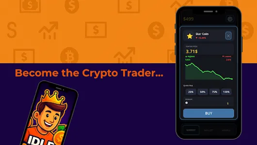 Idle Cryto Trader Miner Tycoon screenshot 1
