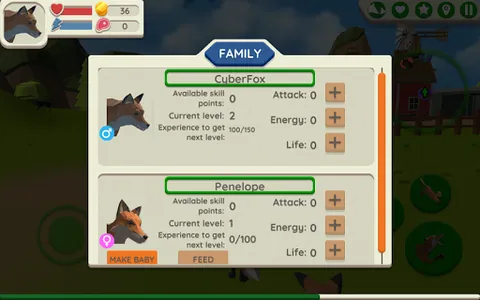 Fox Family - Animal Simulator screenshot 15