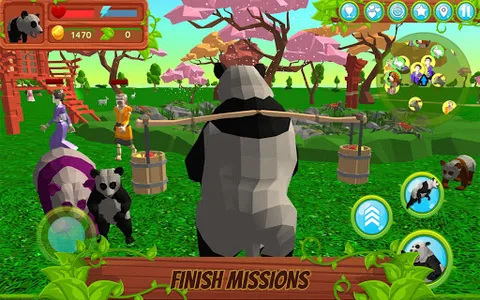 Panda Simulator 3D Animal Game screenshot 13