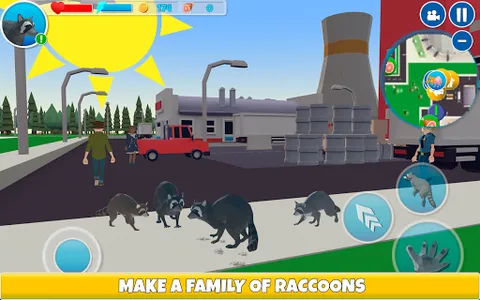 Raccoon Adventure Simulator 3D screenshot 2