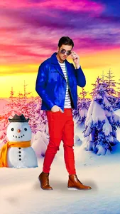 Snowfall Photo Editor &Frames screenshot 1