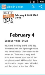 Read Bible in a year - NLT screenshot 1