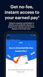 Friday: No-fee, Instant Pay screenshot 2