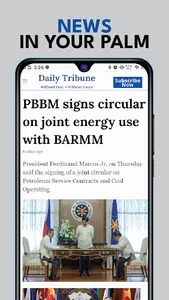 Daily Tribune Mobile screenshot 1