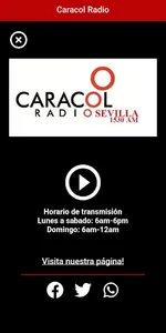 Caracol Radio Sevilla screenshot 1