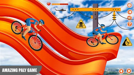 BMX Bicycle Stunt Game screenshot 1