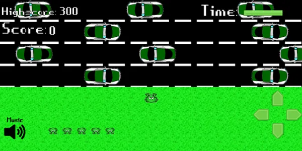 Modern Frogger Game screenshot 0