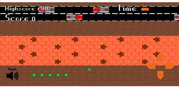 Modern Frogger Game screenshot 3