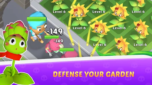 Merge Plants 3D-Garden Defense screenshot 13