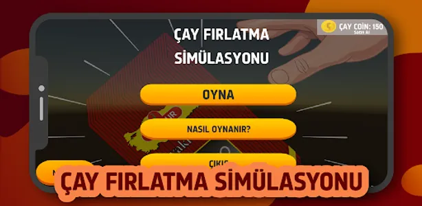 Çay Fırlatma Simülasyonu screenshot 0