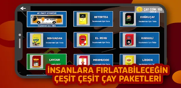 Çay Fırlatma Simülasyonu screenshot 2