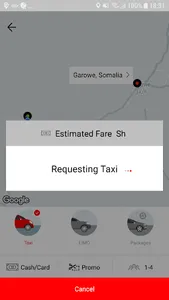 SomTaxi Passenger screenshot 1