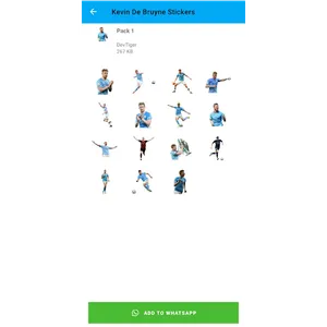 Kevin De Bruyne Stickers screenshot 6