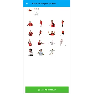 Kevin De Bruyne Stickers screenshot 7