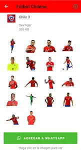 Stickers de Fútbol Chileno screenshot 1