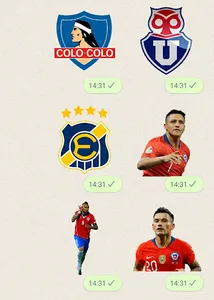 Stickers de Fútbol Chileno screenshot 2