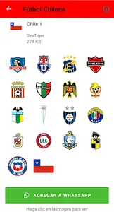 Stickers de Fútbol Chileno screenshot 5