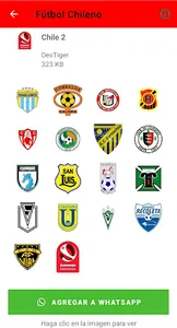 Stickers de Fútbol Chileno screenshot 8
