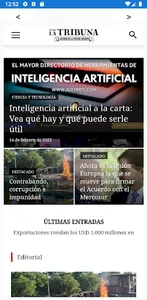 Diario La Tribuna screenshot 2
