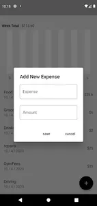 Expense Tracker screenshot 1