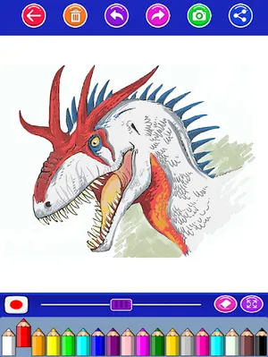 Coloring Dinosaur Jurassic screenshot 0