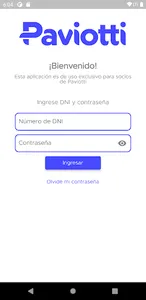 Paviotti Turnos Web screenshot 1