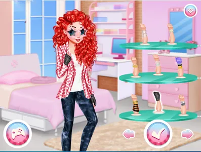 العاب تلبيس فساتين الأميرات screenshot 6