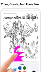 Unicorn Coloring Book: Glitter screenshot 2