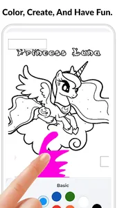 Unicorn Coloring Book: Glitter screenshot 3