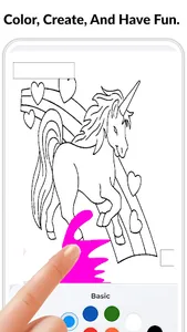 Unicorn Coloring Book: Glitter screenshot 6