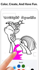 Unicorn Coloring Book: Glitter screenshot 7