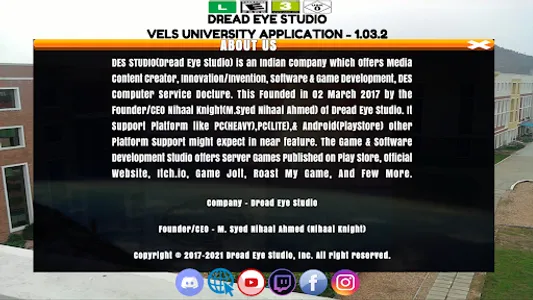 Vels University Application screenshot 14