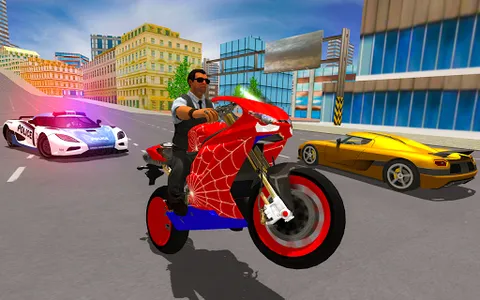 Superhero Stunt Bike Simulator screenshot 12