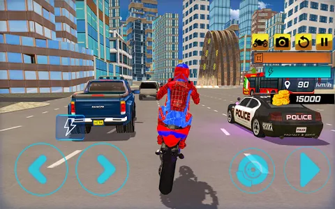 Superhero Stunt Bike Simulator screenshot 13