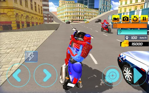 Superhero Stunt Bike Simulator screenshot 15